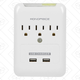 Monoprice Surge Protector Wall Tap with 2 USB Ports, $11